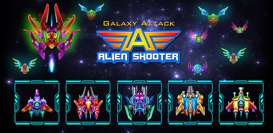 Background Galaxy Attack: Shooting Game 