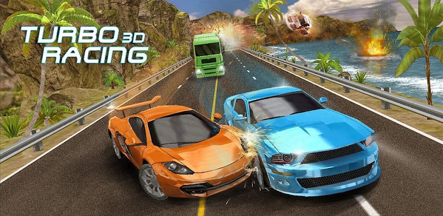 Background Turbo Driving Racing 3D 