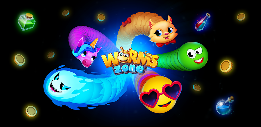 Background Worms Zone .io – Hungry Snake 